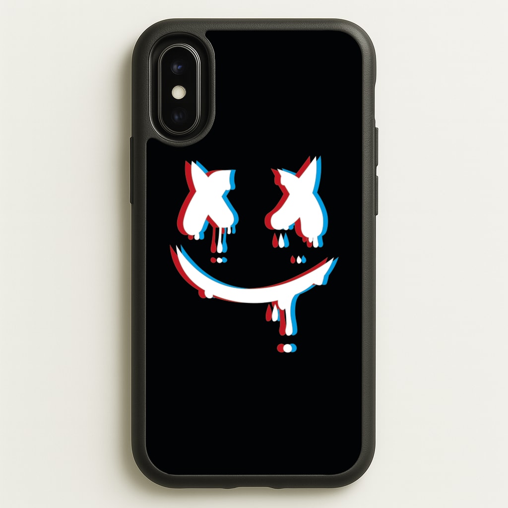 Blue Blur - White Helmet DJ - Marshmello Phone Case for iPhone X / XS