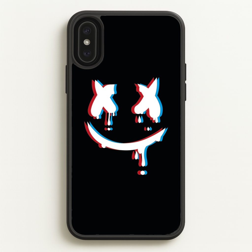 Blue Blur - White Helmet DJ - Marshmello Phone Case for iPhone XS Max