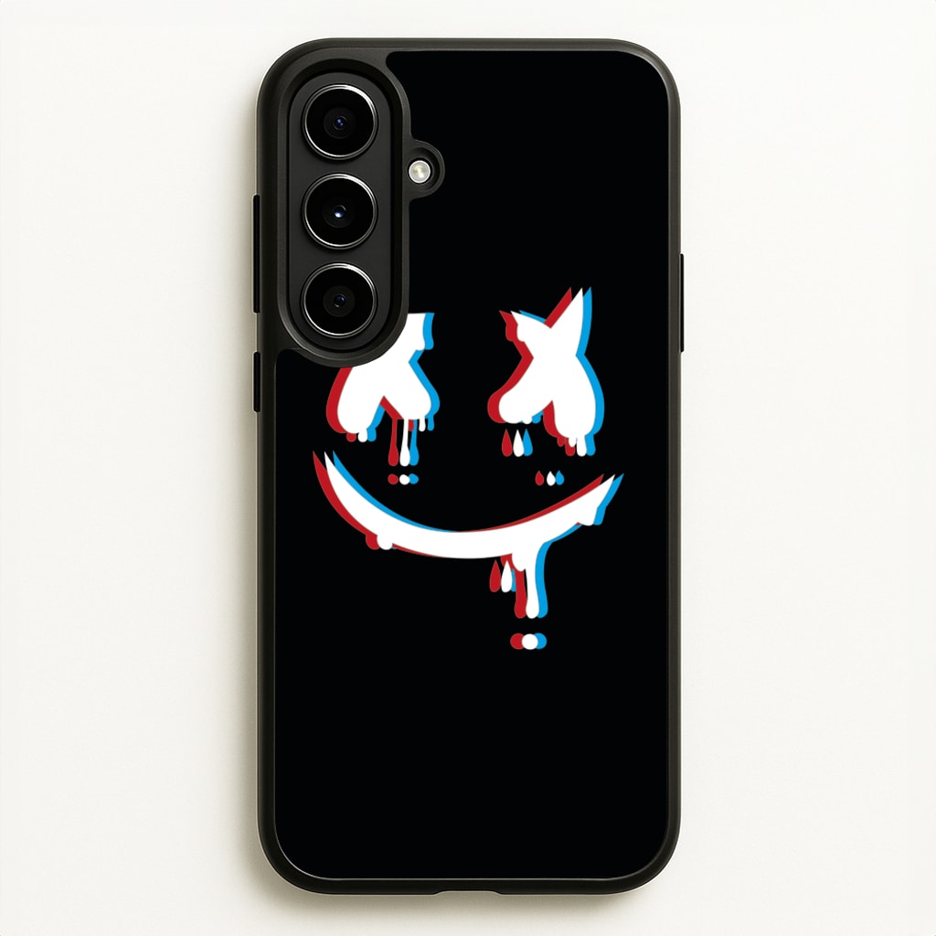 Blue Blur - White Helmet DJ - Marshmello Phone Case for Galaxy A56