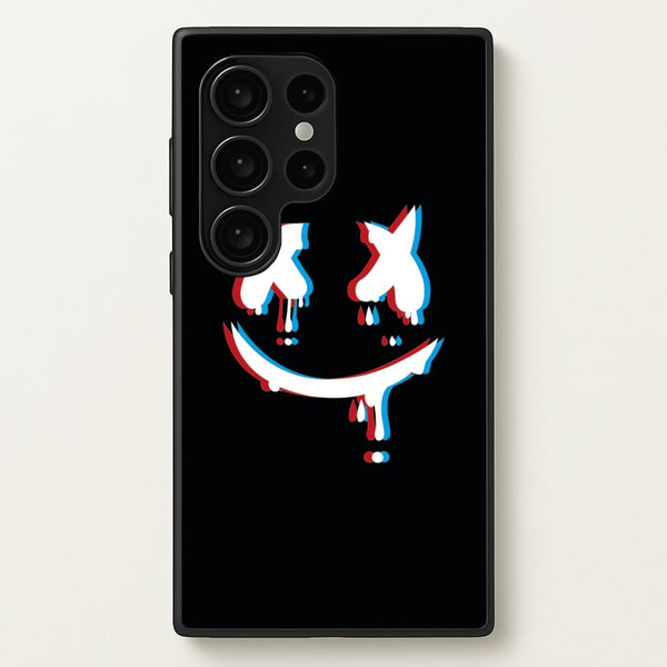 Blue Blur - White Helmet DJ - Marshmello Phone Case for Galaxy S24 Ultra
