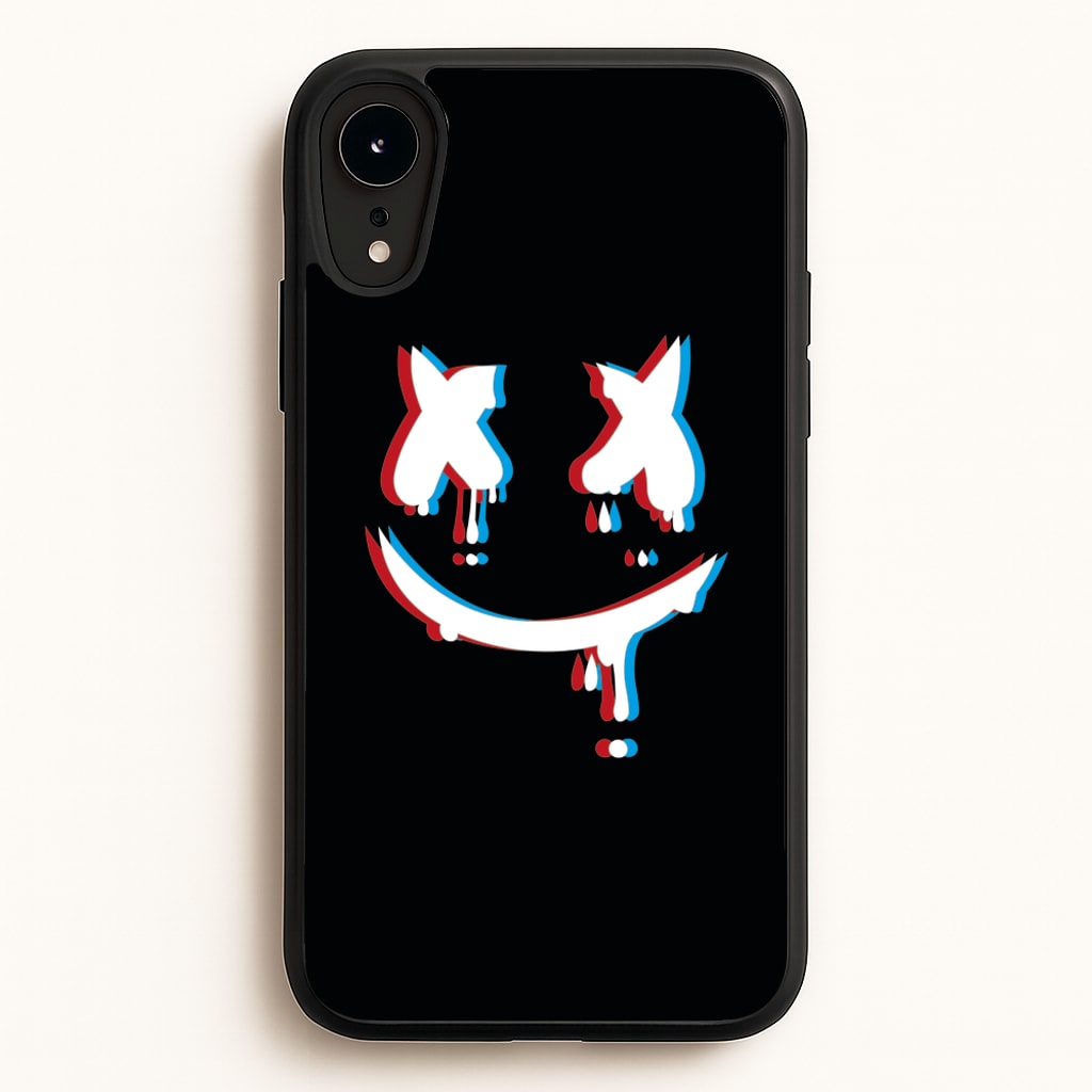 Blue Blur - White Helmet DJ - Marshmello Phone Case for iPhone XR