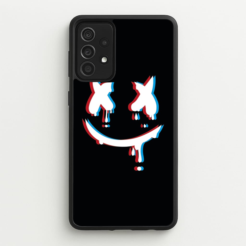 Blue Blur - White Helmet DJ - Marshmello Phone Case for Galaxy A52 / A52s