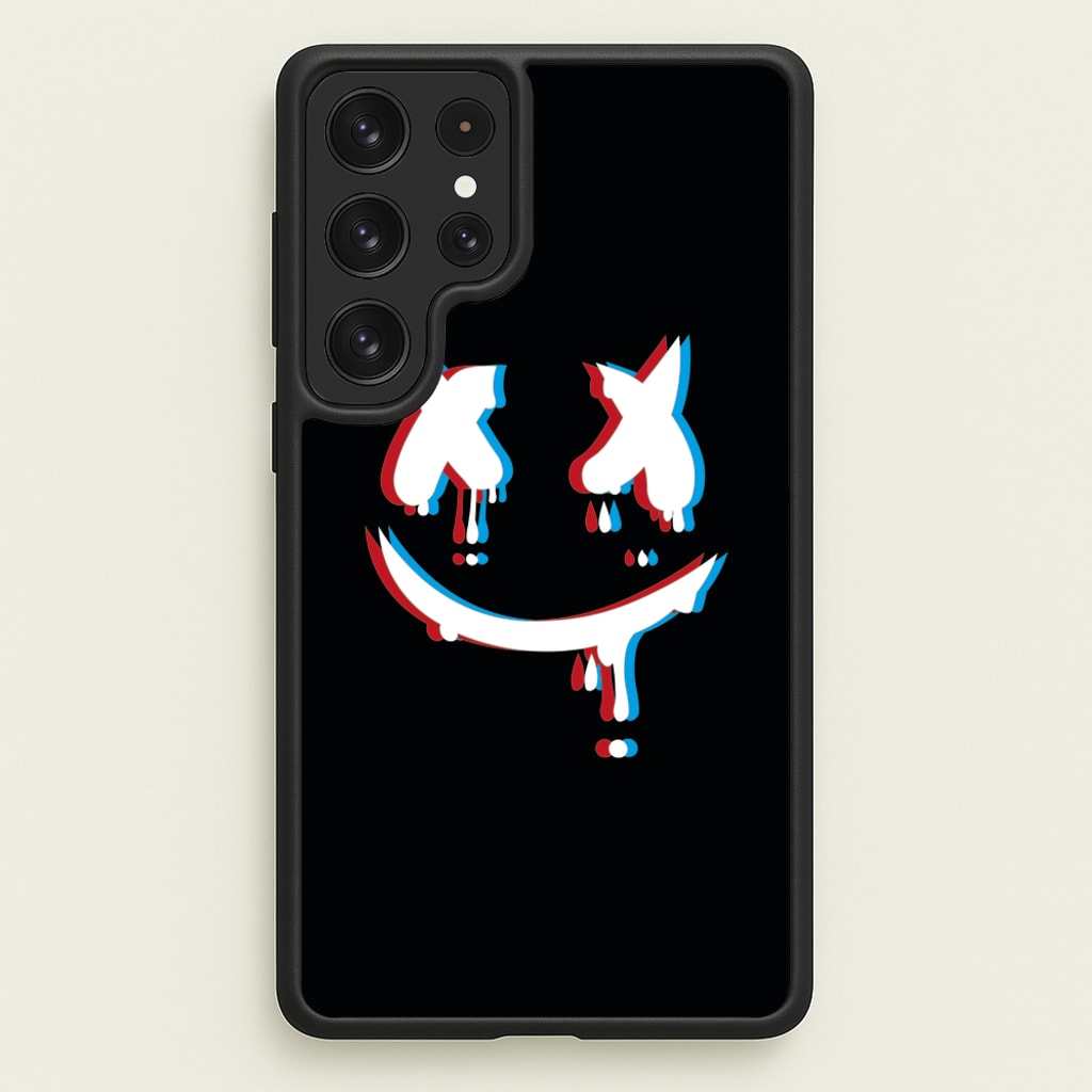 Blue Blur - White Helmet DJ - Marshmello Phone Case for Galaxy S22 Ultra