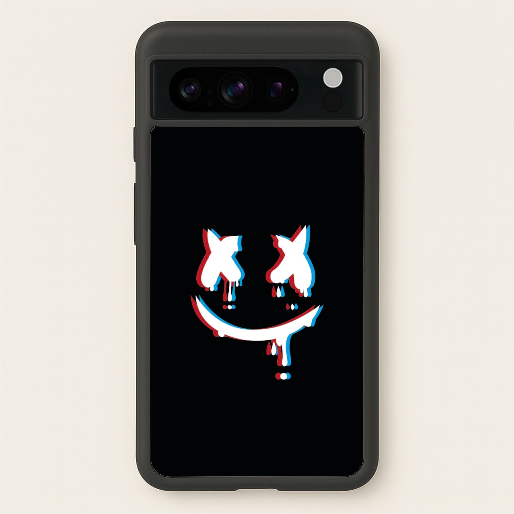 Blue Blur - White Helmet DJ - Marshmello Phone Case for Google Pixel 8 Pro