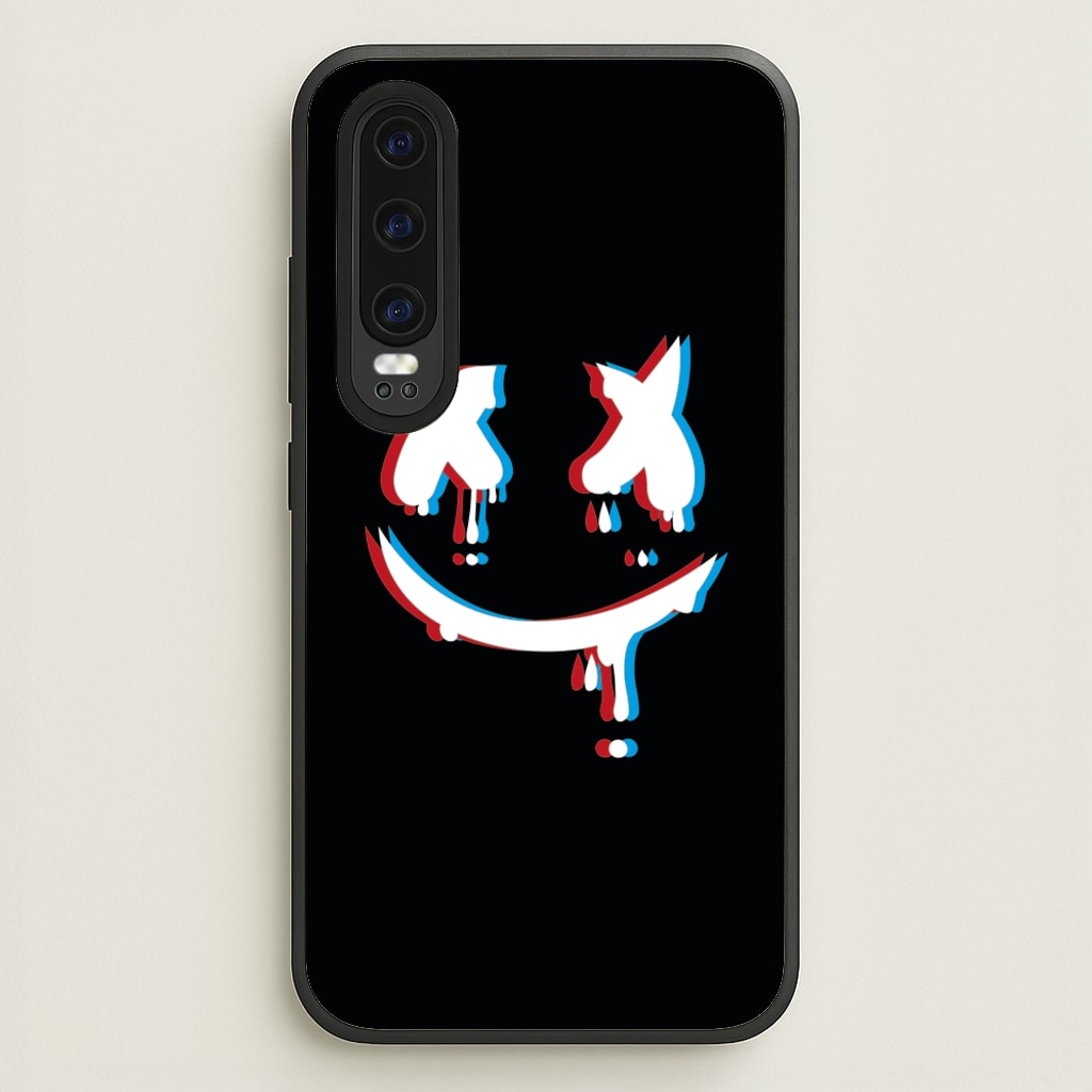 Blue Blur - White Helmet DJ - Marshmello Phone Case for Huawei P30