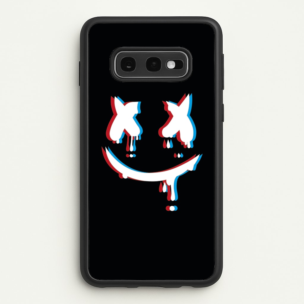 Blue Blur - White Helmet DJ - Marshmello Phone Case for Galaxy S10e