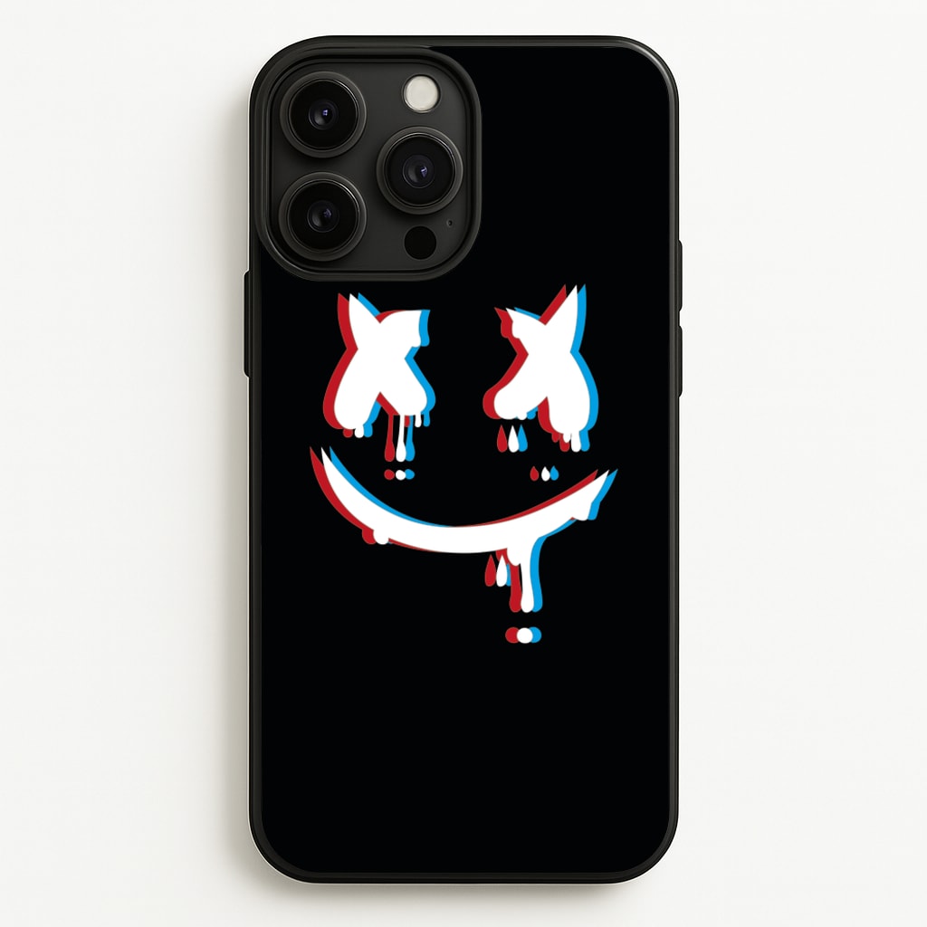 Blue Blur - White Helmet DJ - Marshmello Phone Case for iPhone 13 Pro Max