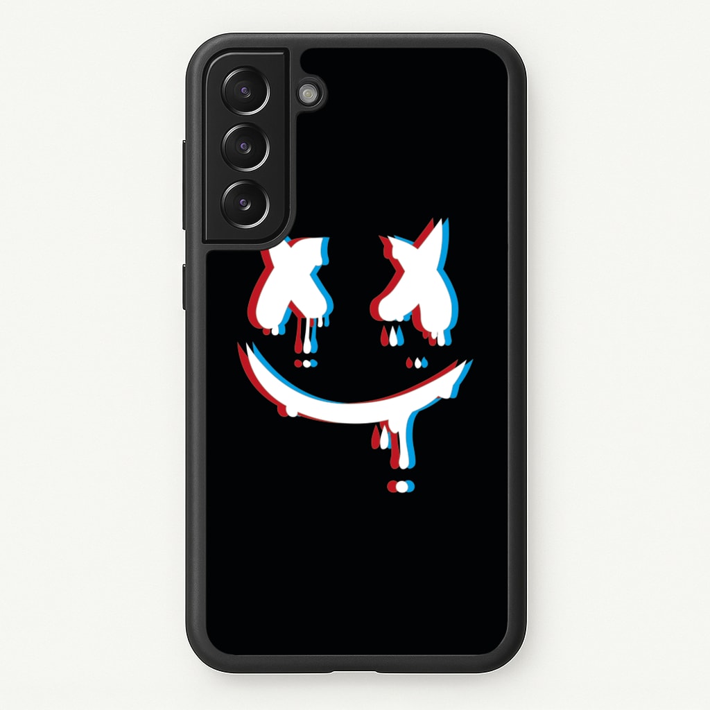 Blue Blur - White Helmet DJ - Marshmello Phone Case for Galaxy S21