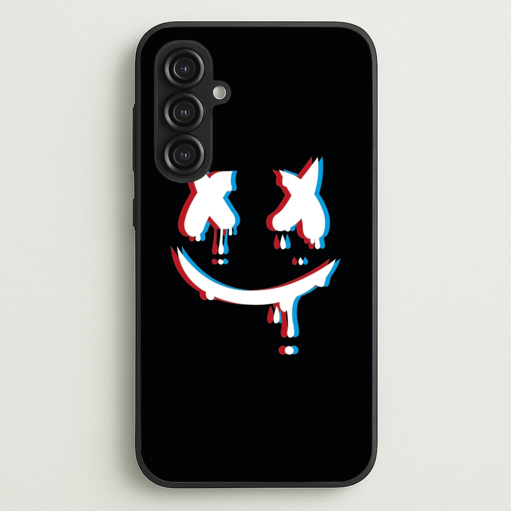 Blue Blur - White Helmet DJ - Marshmello Phone Case for Galaxy S23FE