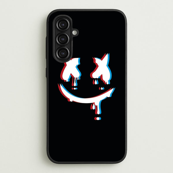 Blue Blur - White Helmet DJ - Marshmello Phone Case for Galaxy A16
