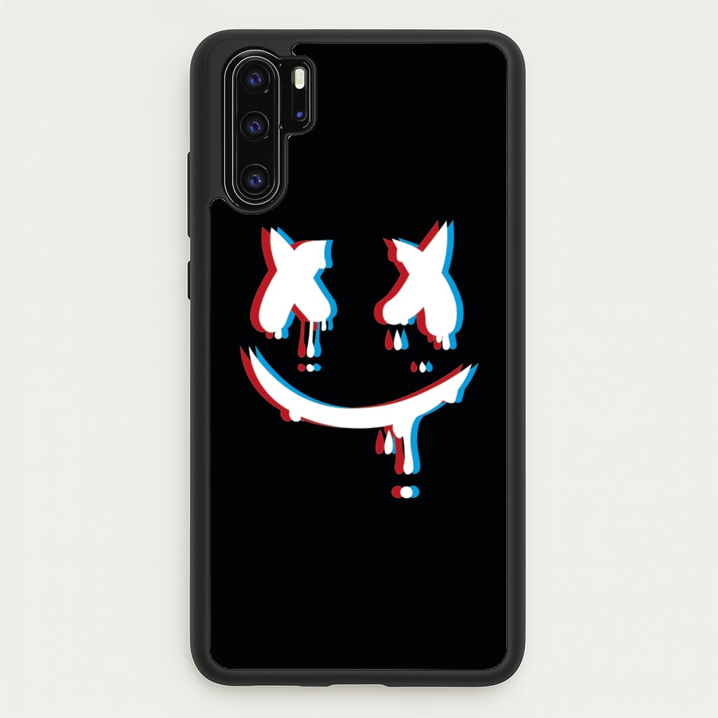 Blue Blur - White Helmet DJ - Marshmello Phone Case for Huawei P30 Pro