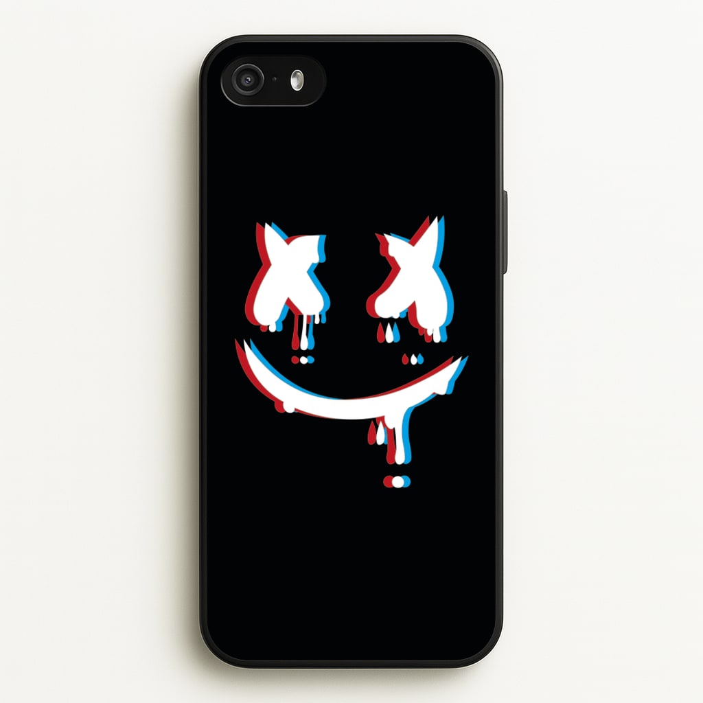 Blue Blur - White Helmet DJ - Marshmello Phone Case for iPhone 5 / 5s / SE 2016
