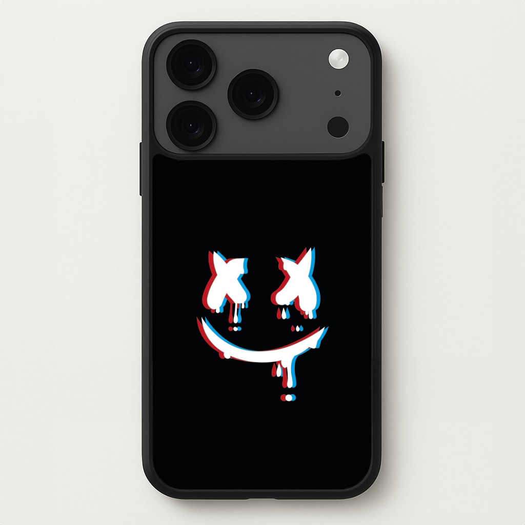 Blue Blur - White Helmet DJ Phone Case for iPhone 17 Pro Max