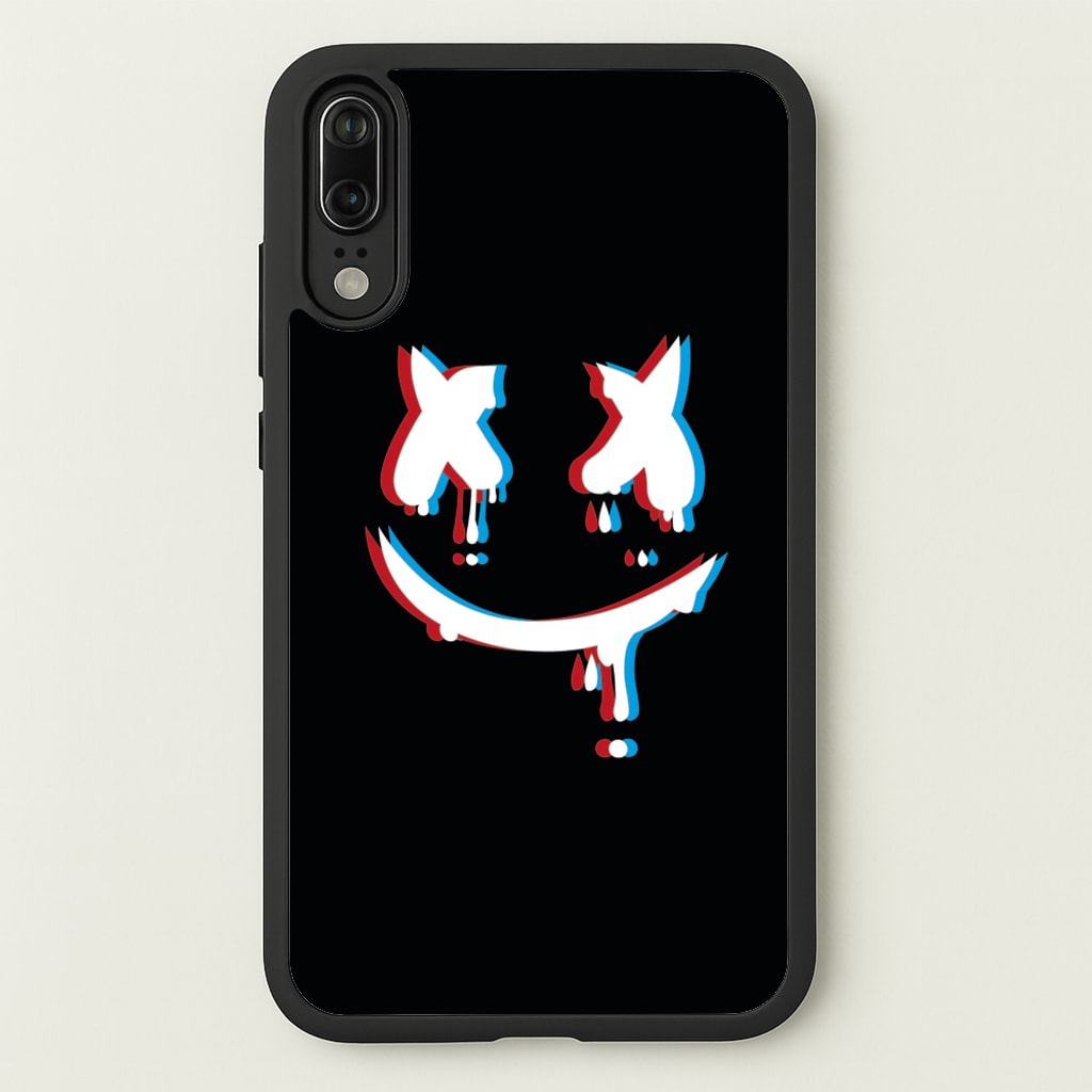 Blue Blur - White Helmet DJ - Marshmello Phone Case for Huawei P20