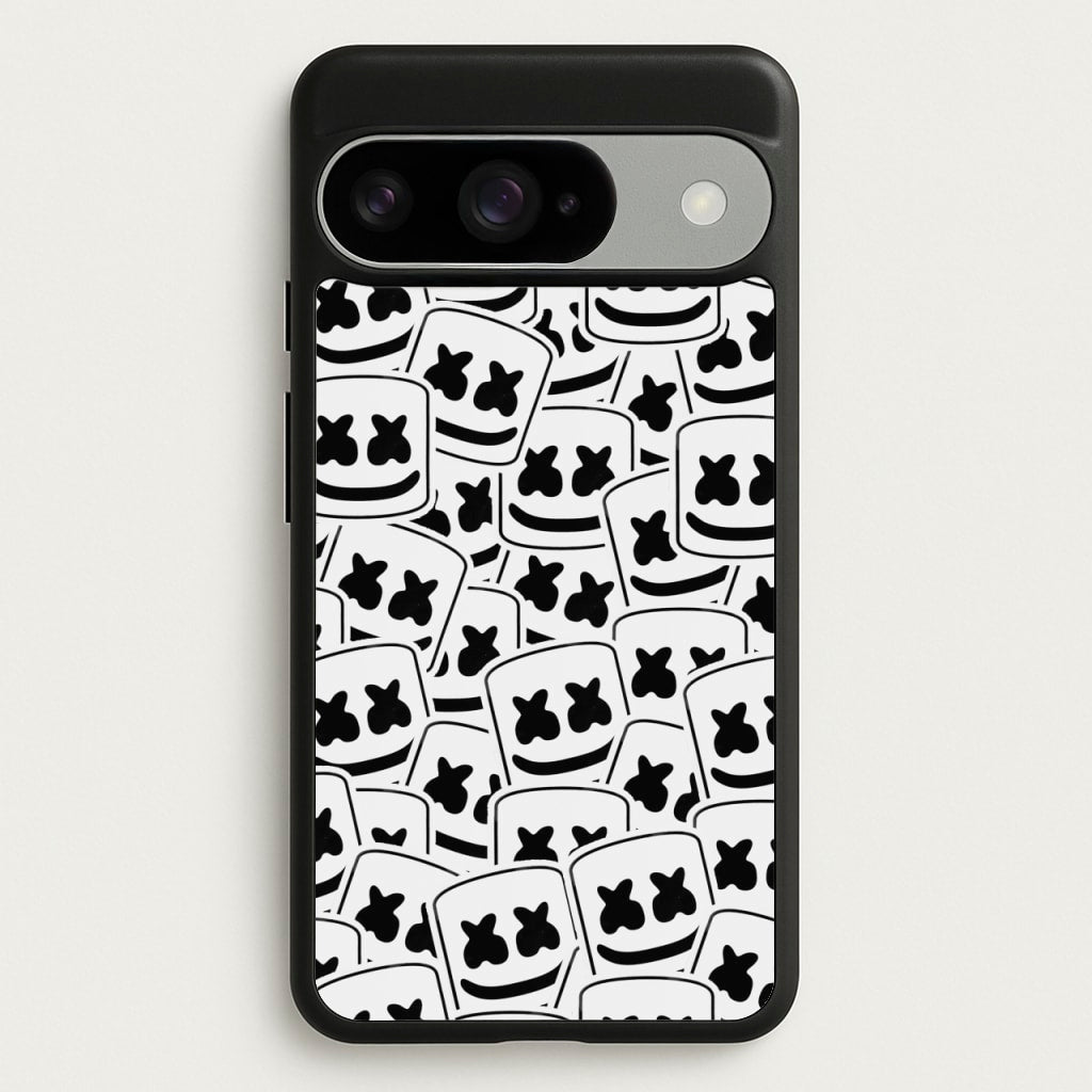 Collage - White Helmet DJ Phone Case for Google Pixel 10 / 10 Pro