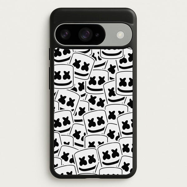 Collage - White Helmet DJ Phone Case for Google Pixel 10 / 10 Pro
