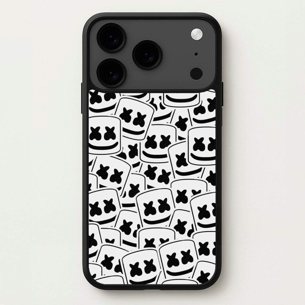 Collage - White Helmet DJ Phone Case for iPhone 17 Pro Max