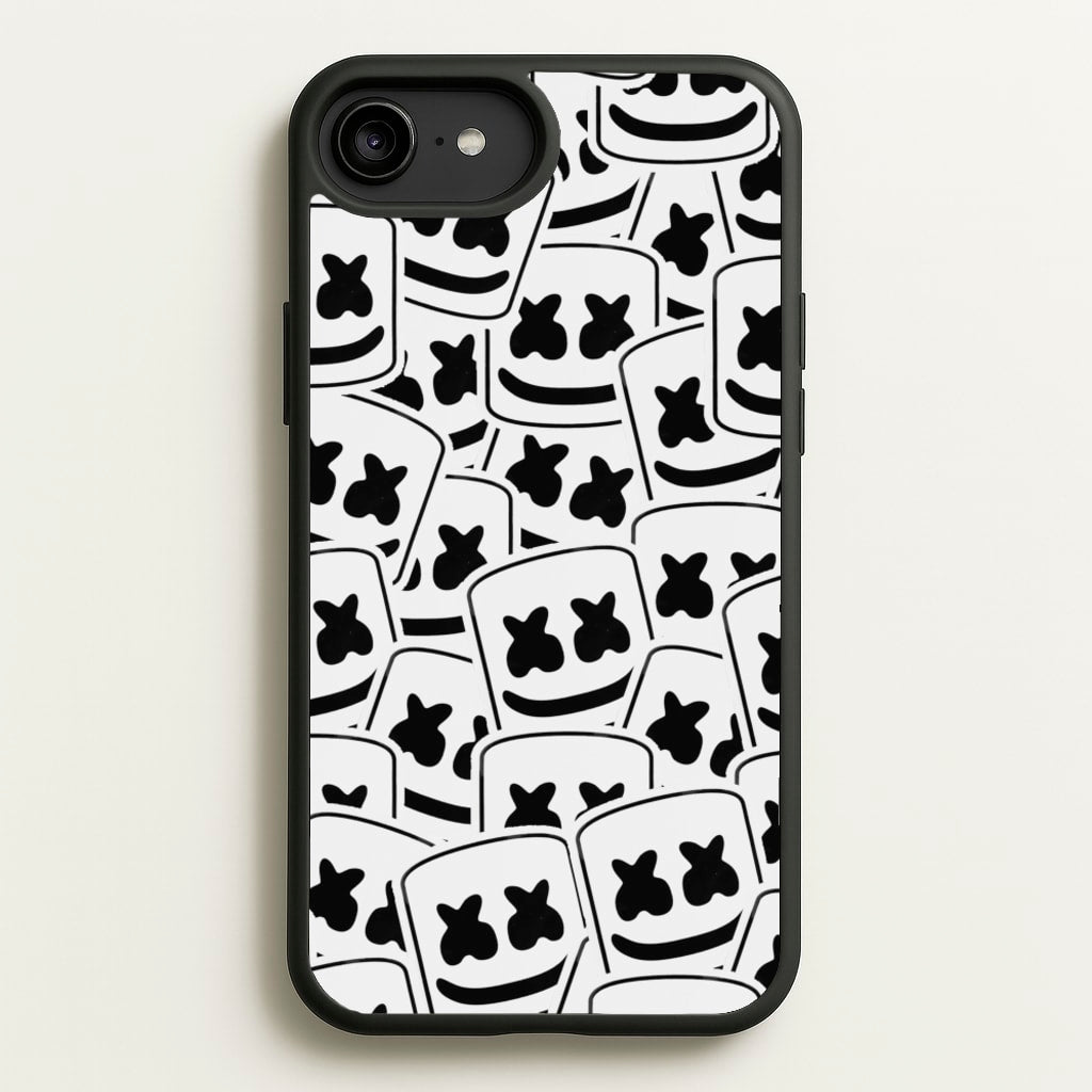 Collage - White Helmet DJ - Marshmello Phone Case for iPhone 6 Plus / 7 Plus / 8 Plus