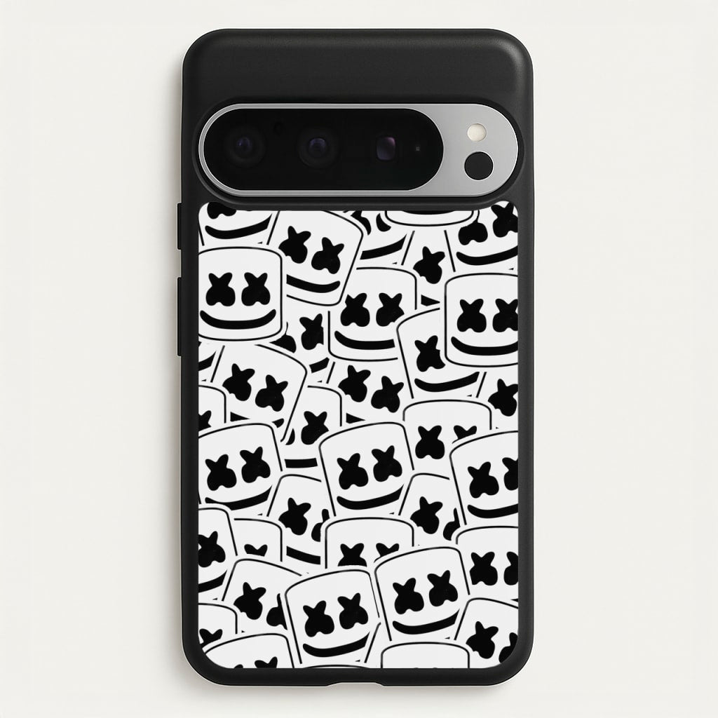 Collage - White Helmet DJ - Marshmello Phone Case for Google Pixel 9 Pro XL