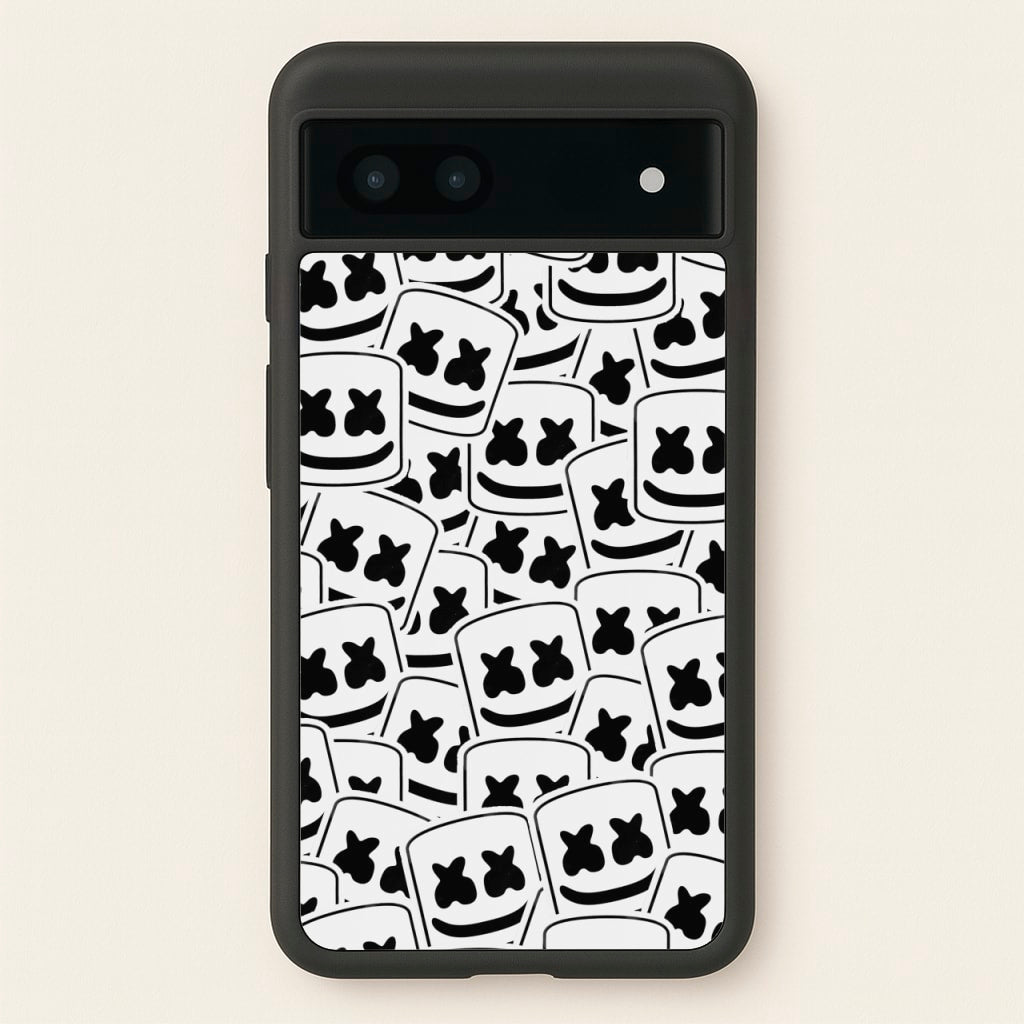 Collage - White Helmet DJ - Marshmello Phone Case for Google Pixel 6a