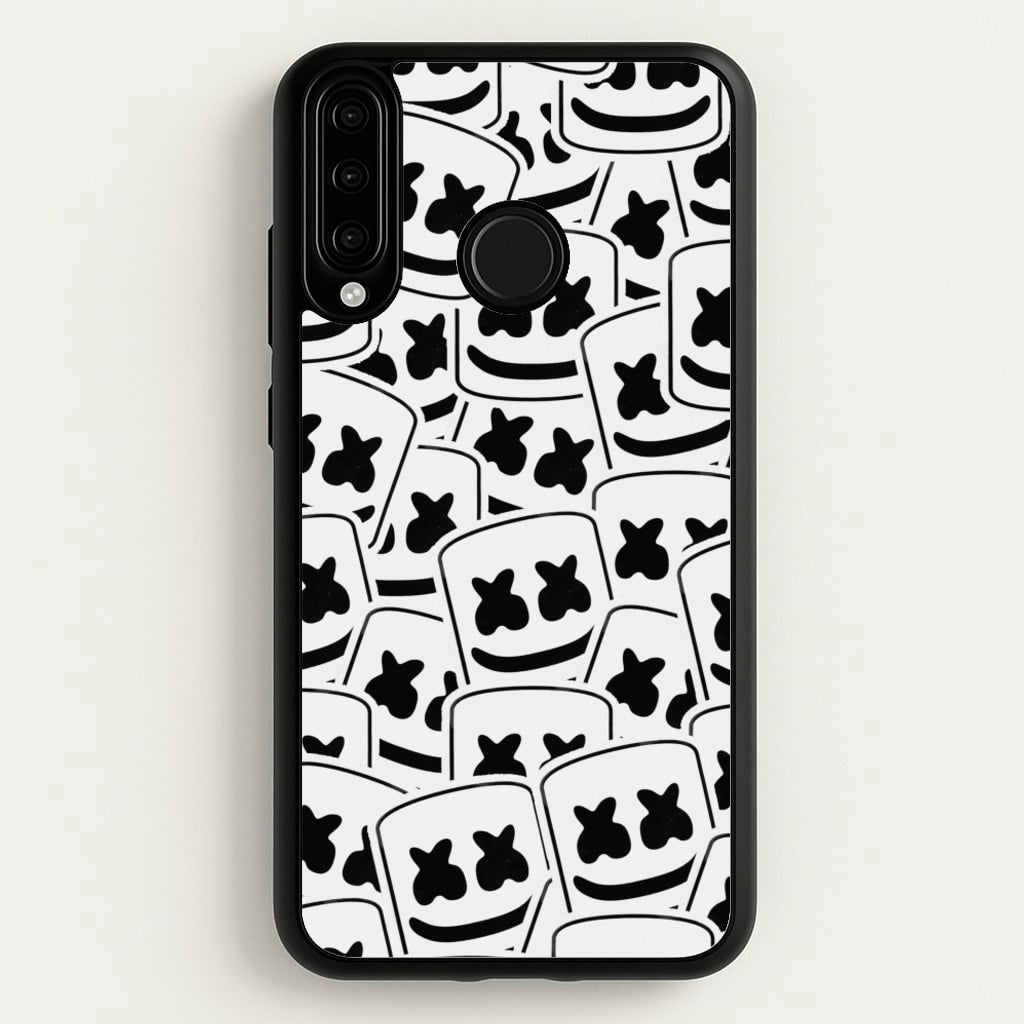 Collage - White Helmet DJ - Marshmello Phone Case for Huawei P30 Lite