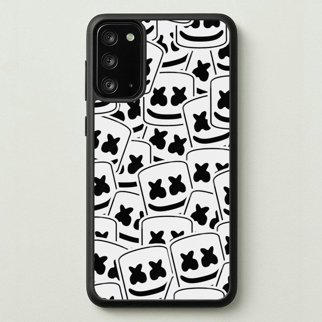 Collage - White Helmet DJ - Marshmello Phone Case for Galaxy Note 20
