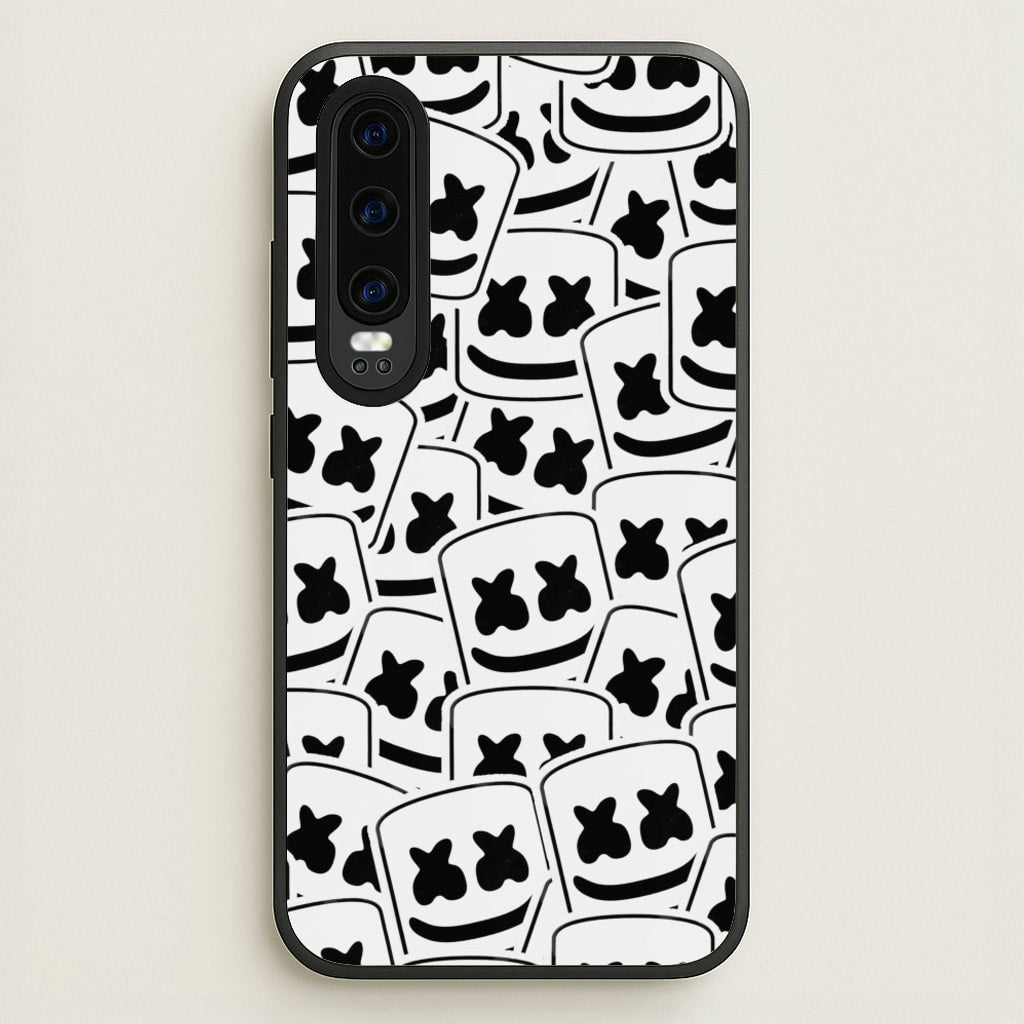 Collage - White Helmet DJ - Marshmello Phone Case for Huawei P30