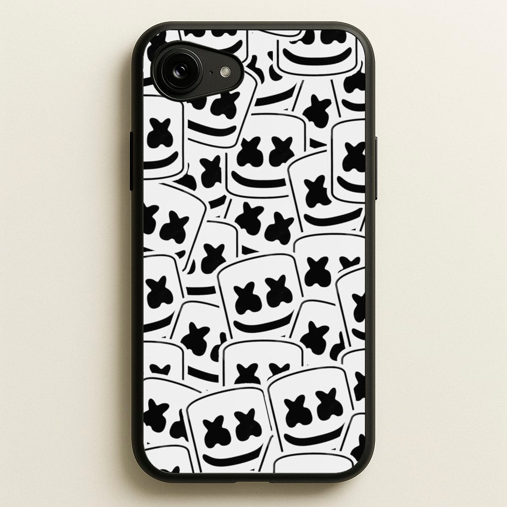 Collage - White Helmet DJ - Marshmello Phone Case for iPhone 16e