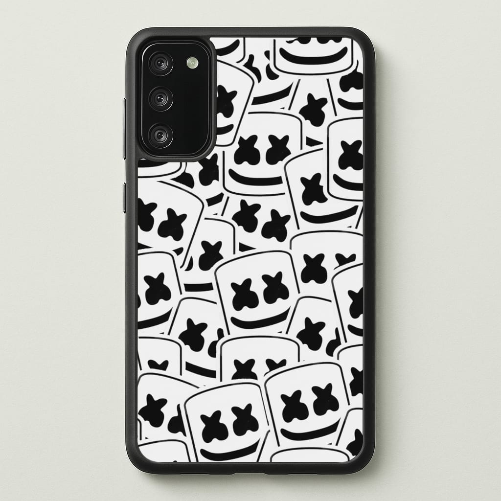 Collage - White Helmet DJ - Marshmello Phone Case for Galaxy S20FE