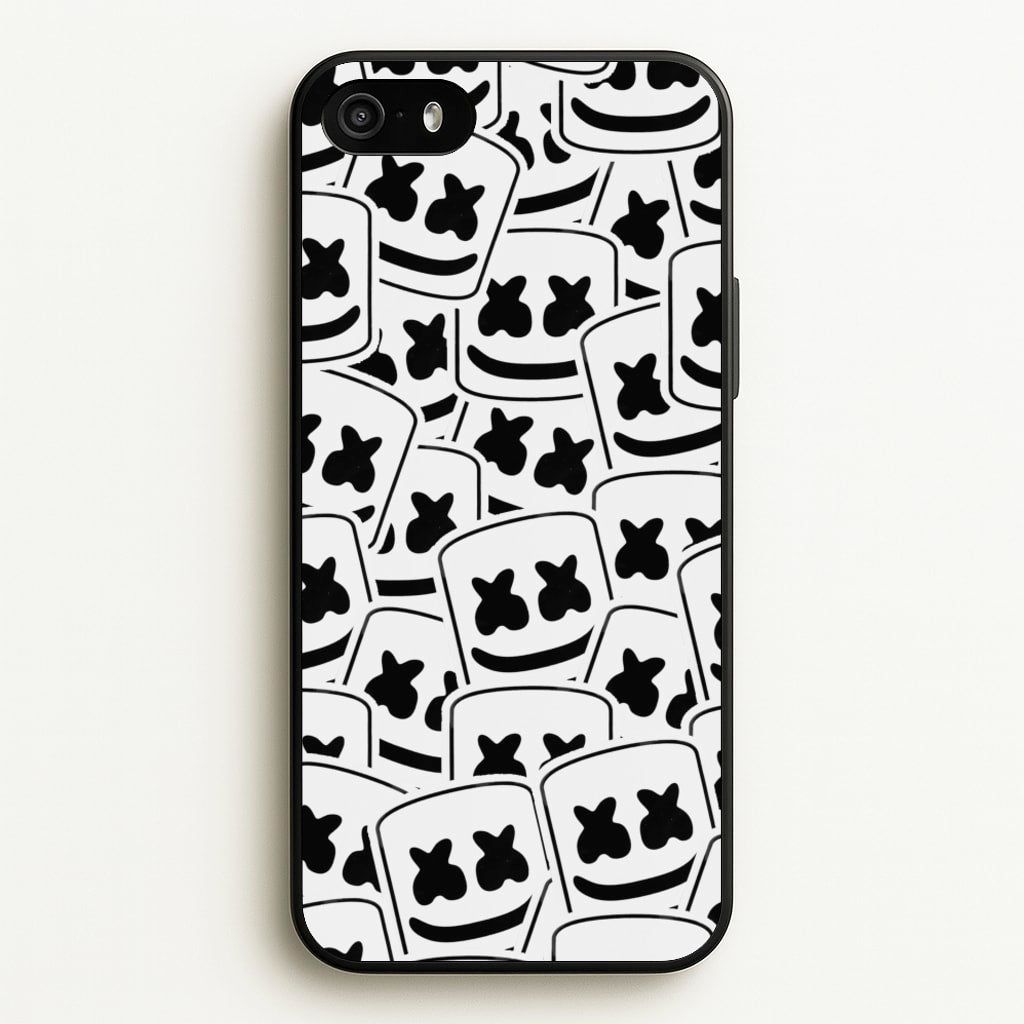 Collage - White Helmet DJ - Marshmello Phone Case for iPhone 5 / 5s / SE 2016