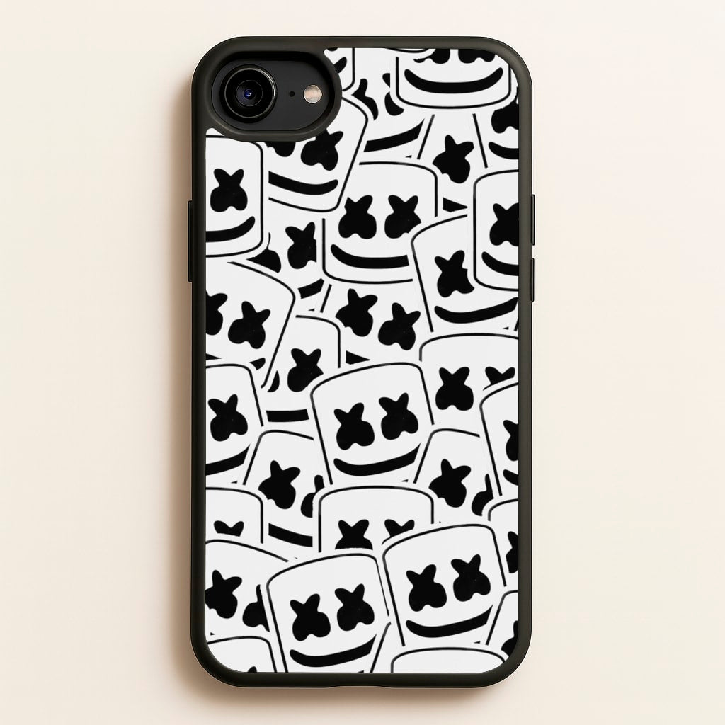 Collage - White Helmet DJ - Marshmello Phone Case for iPhone 6 / 7 / 8 / SE