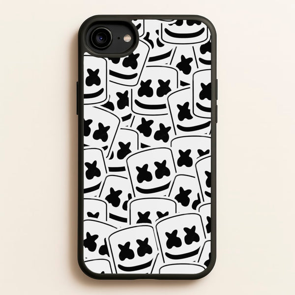 Collage - White Helmet DJ - Marshmello Phone Case for iPhone 6 / 7 / 8 / SE