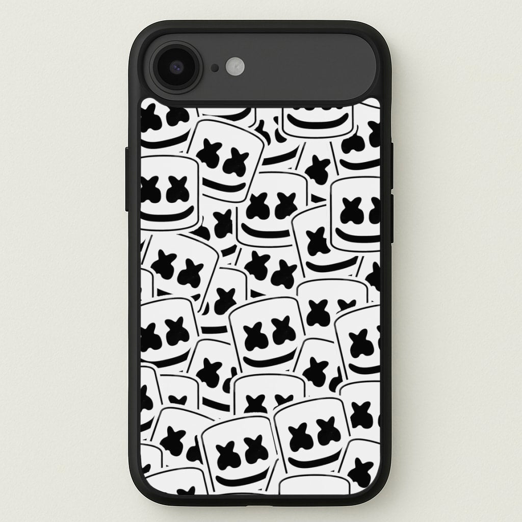 Collage - White Helmet DJ Phone Case for iPhone 17 Air