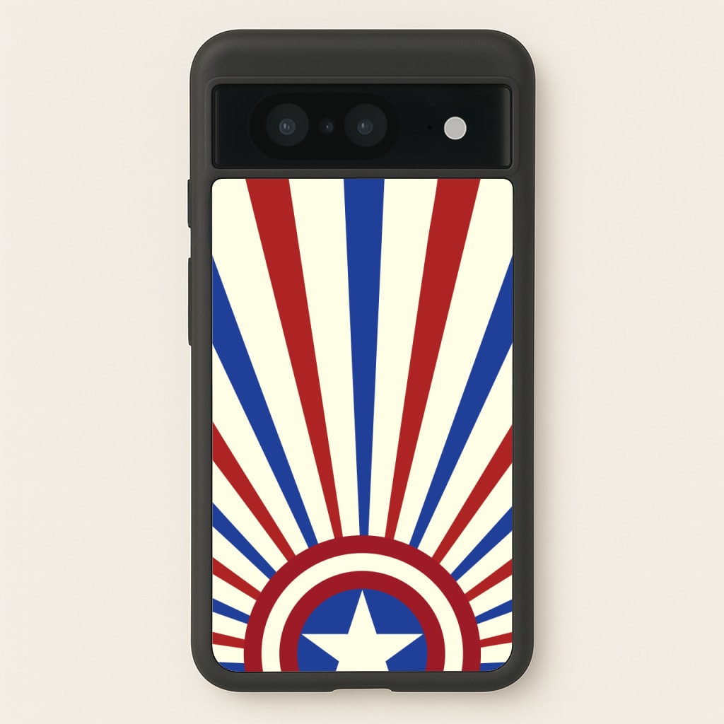 Shield And Stripes - Marvel Phone Case for Google Pixel 8