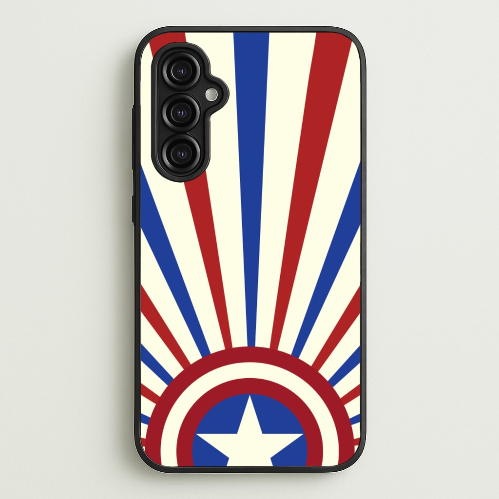 Shield And Stripes - Marvel Phone Case for Galaxy A14