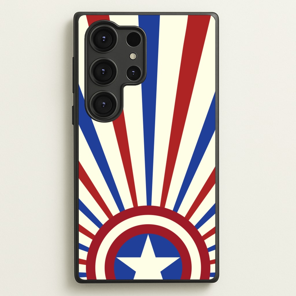 Shield And Stripes - Marvel Phone Case for Galaxy S25 Ultra