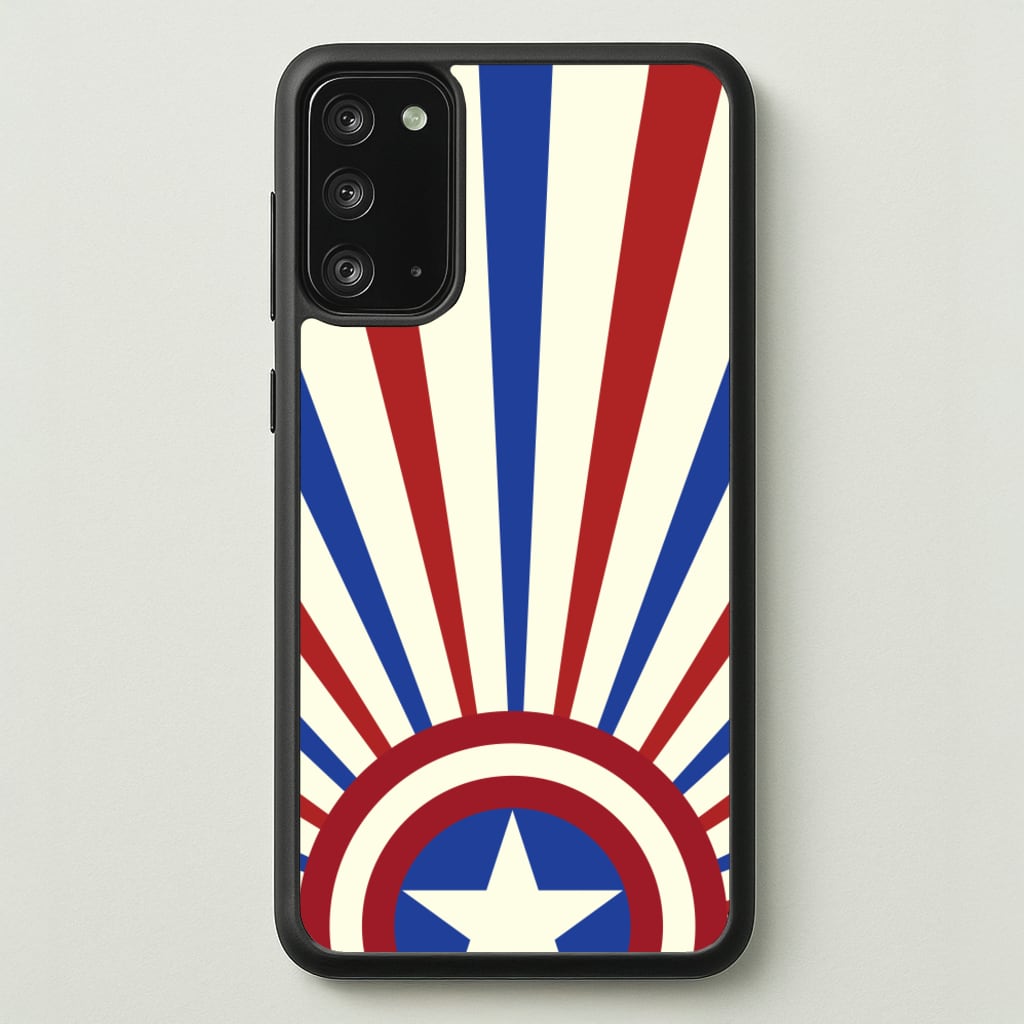Shield And Stripes - Marvel Phone Case for Galaxy Note 20