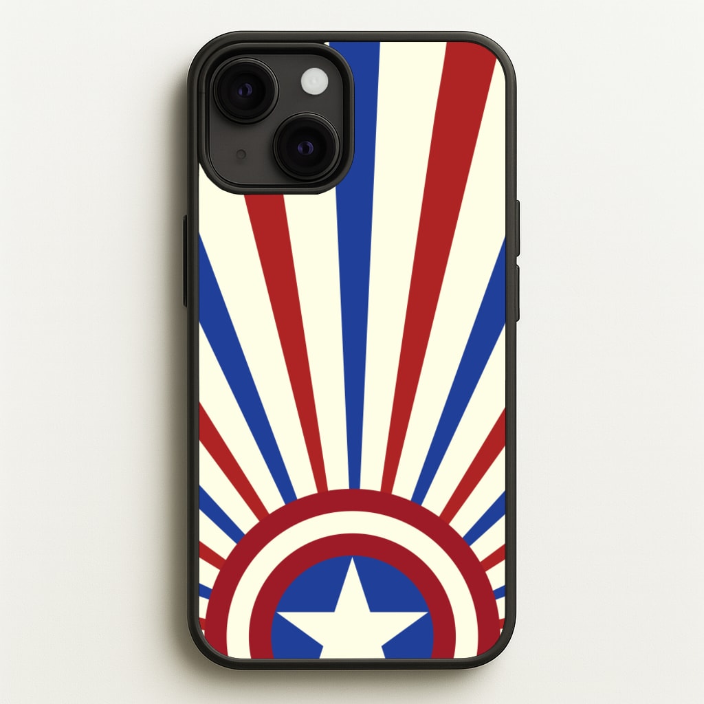 Shield And Stripes - Marvel Phone Case for iPhone 13 Mini