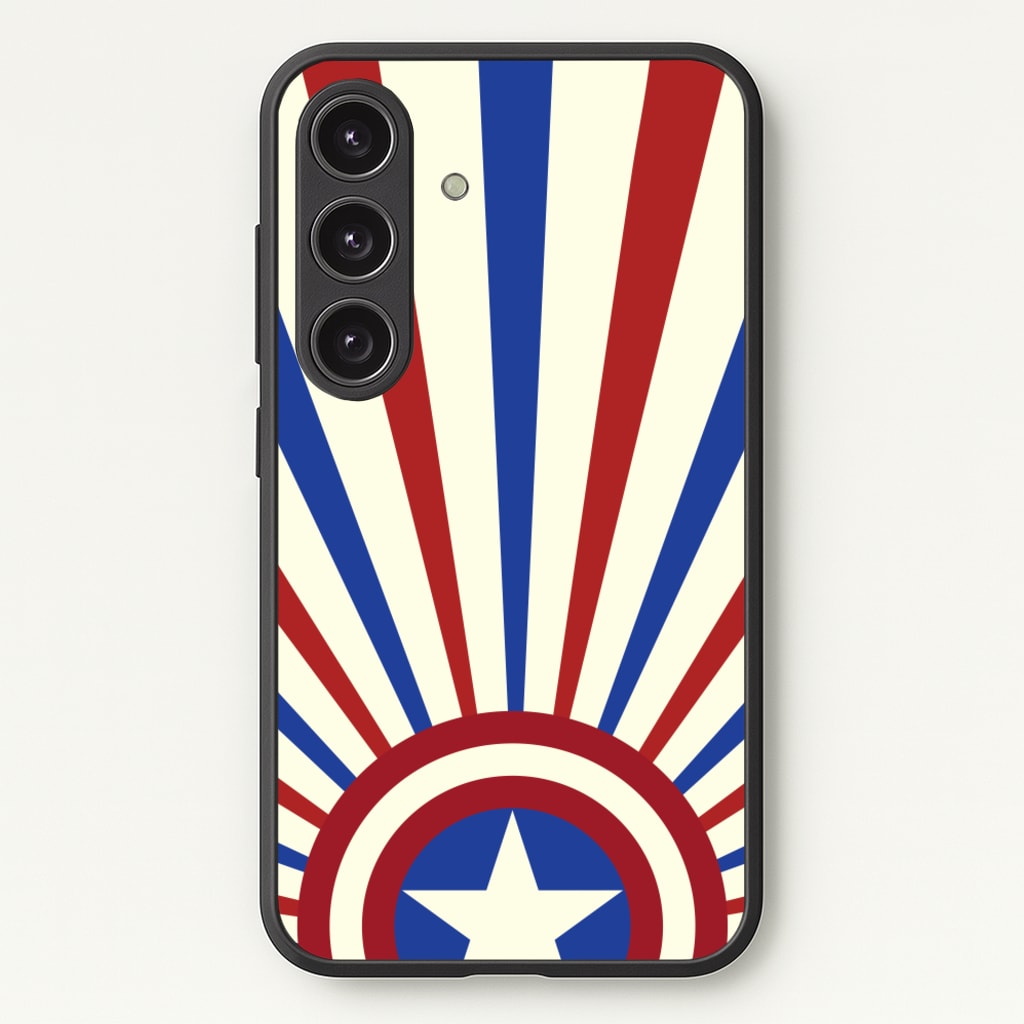 Shield And Stripes - Marvel Phone Case for Galaxy S24FE