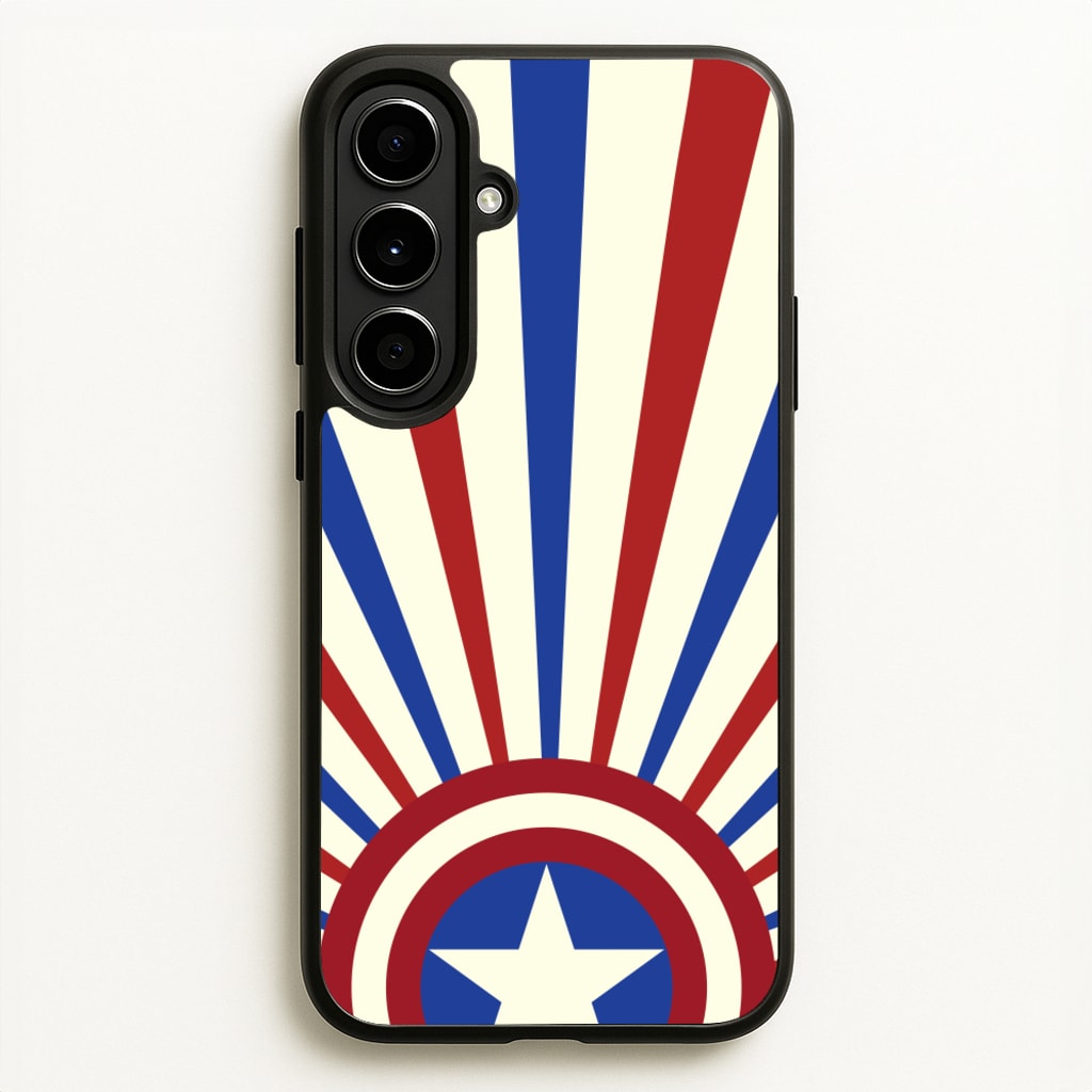 Shield And Stripes - Marvel Phone Case for Galaxy A56