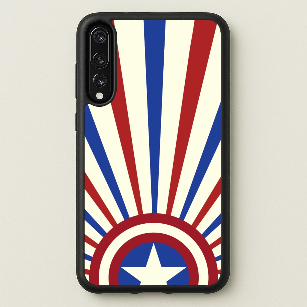 Shield And Stripes - Marvel Phone Case for Huawei P20 Pro
