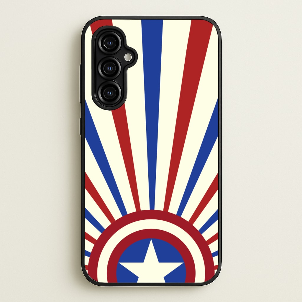Shield And Stripes - Marvel Phone Case for Galaxy A54