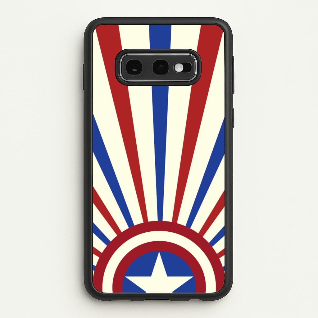 Shield And Stripes - Marvel Phone Case for Galaxy S10e