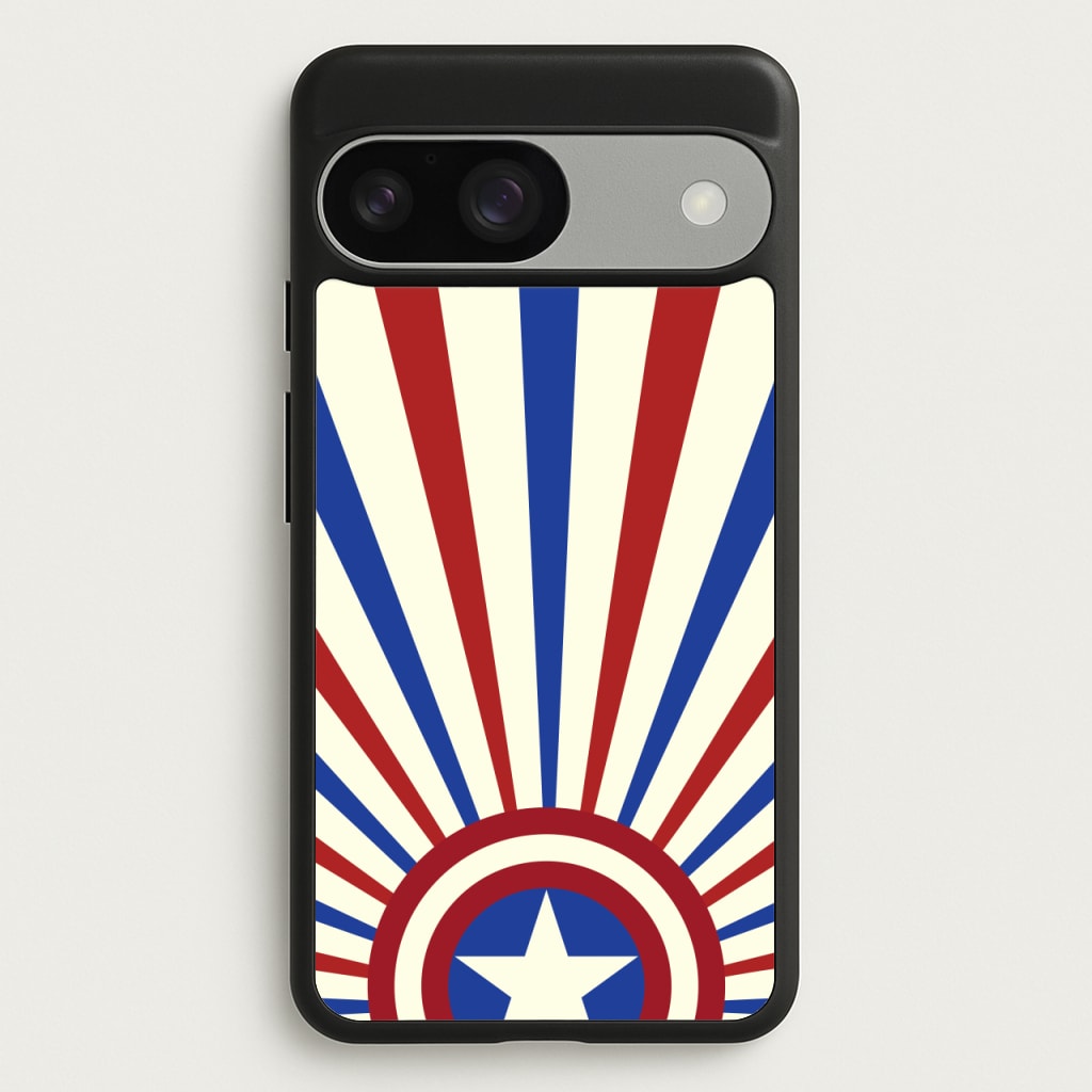 Shield And Stripes - Marvel Phone Case for Google Pixel 9 / 9 Pro