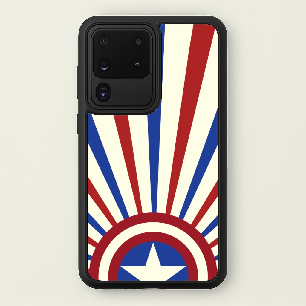 Shield And Stripes - Marvel Phone Case for Galaxy S20 Ultra