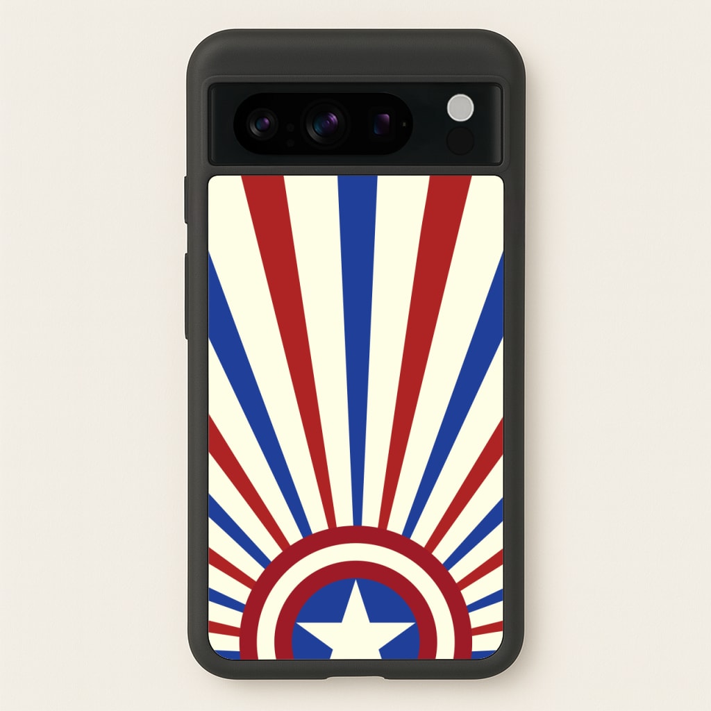 Shield And Stripes - Marvel Phone Case for Google Pixel 8 Pro