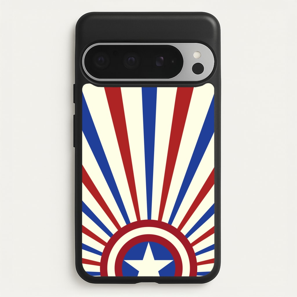Shield And Stripes - Marvel Phone Case for Google Pixel 9 Pro XL
