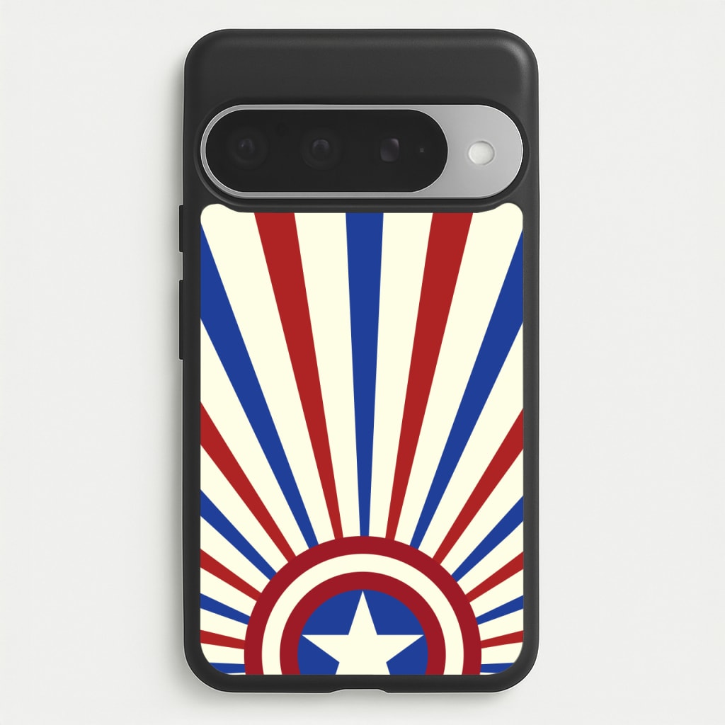 Shield And Stripes Phone Case for Google Pixel 10 Pro XL