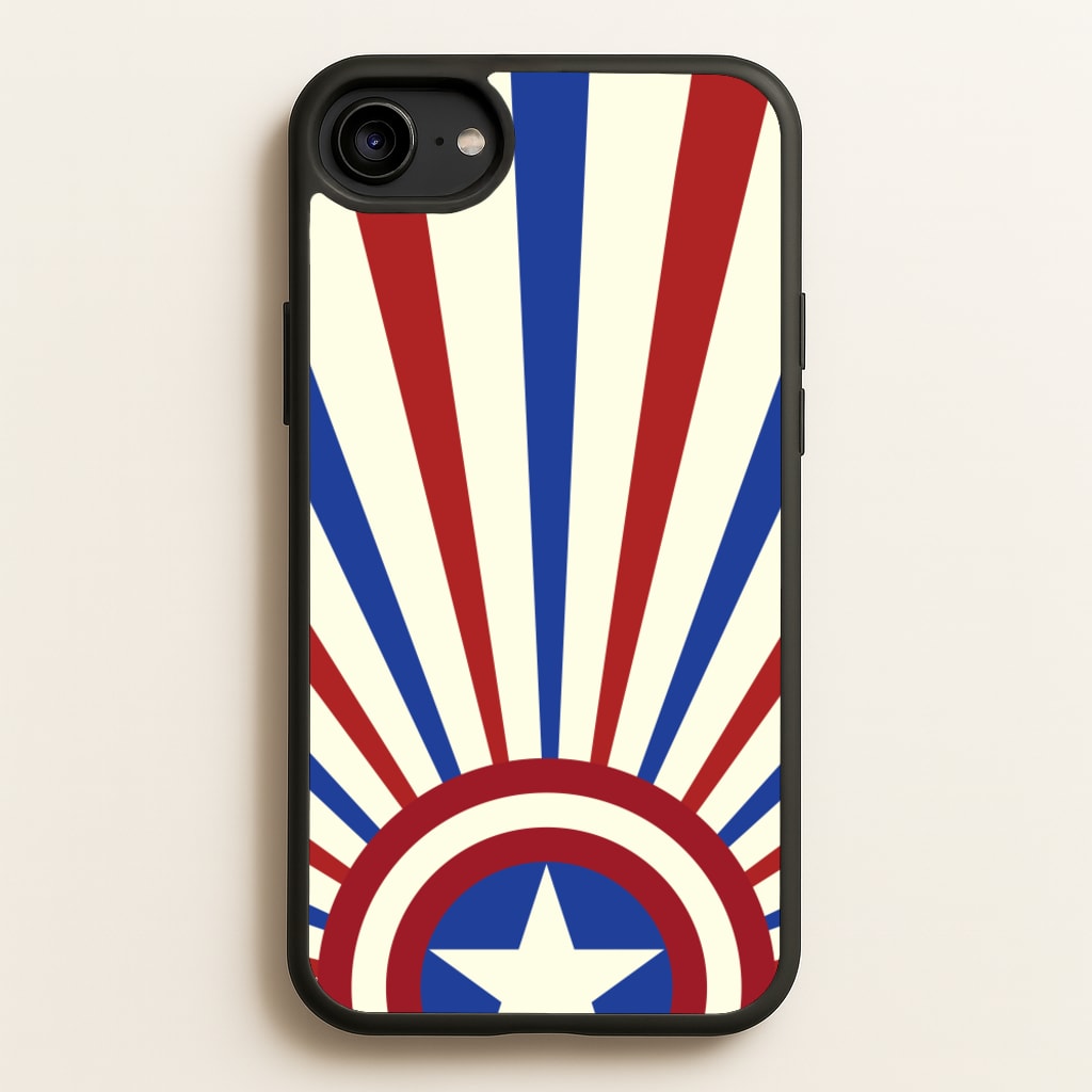 Shield And Stripes - Marvel Phone Case for iPhone 6 / 7 / 8 / SE