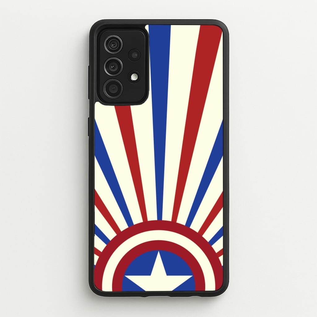 Shield And Stripes - Marvel Phone Case for Galaxy A52 / A52s